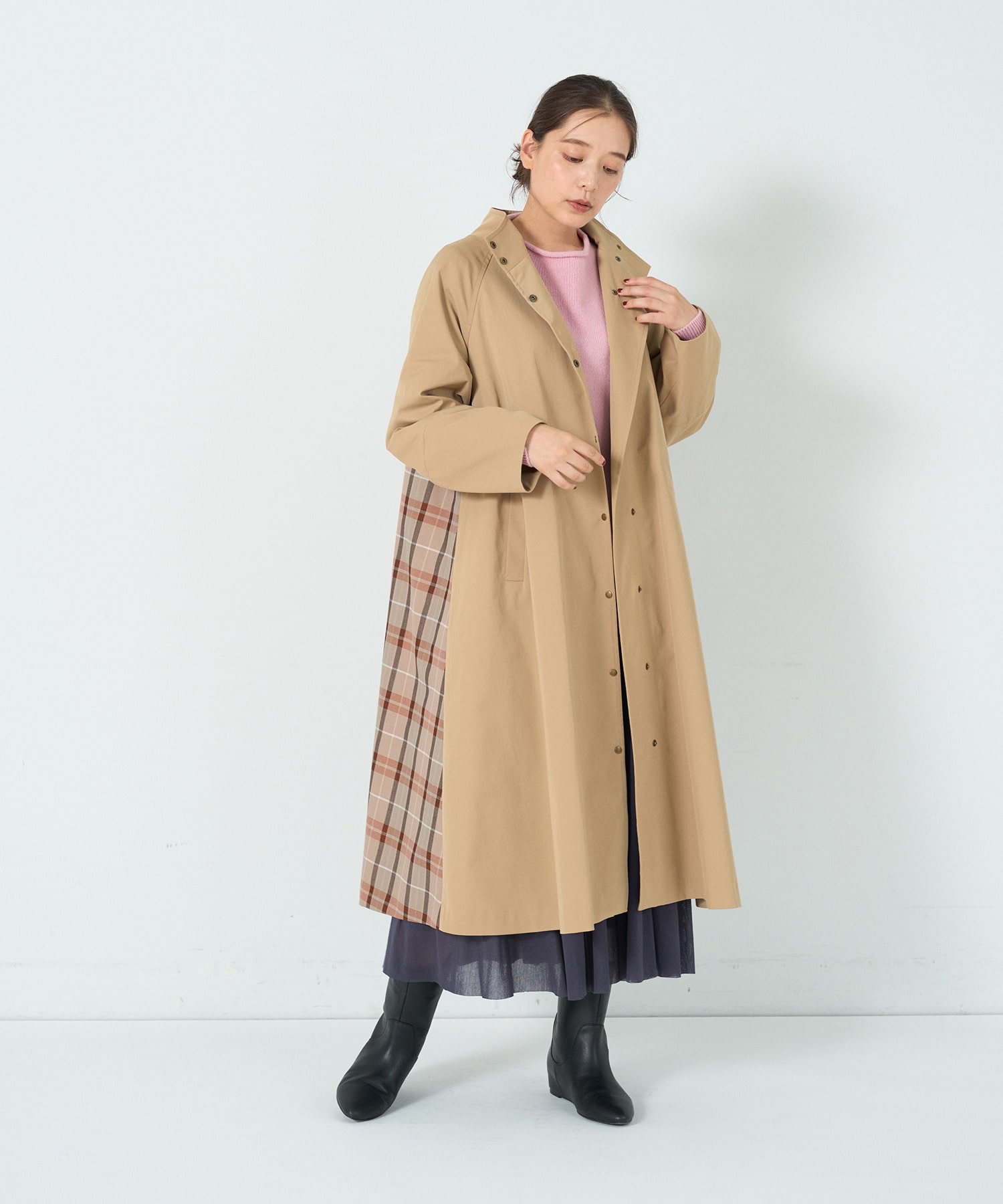 ライナー付きポリエステルコート｜BIGI online store - ビギ