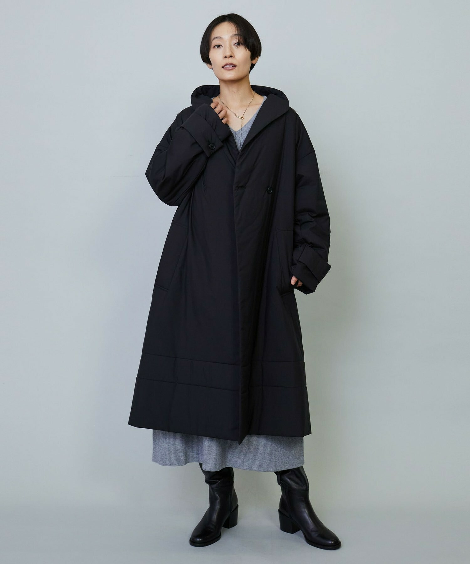 Lサイズ】中綿サーモアパディングロングコート｜BIGI online store