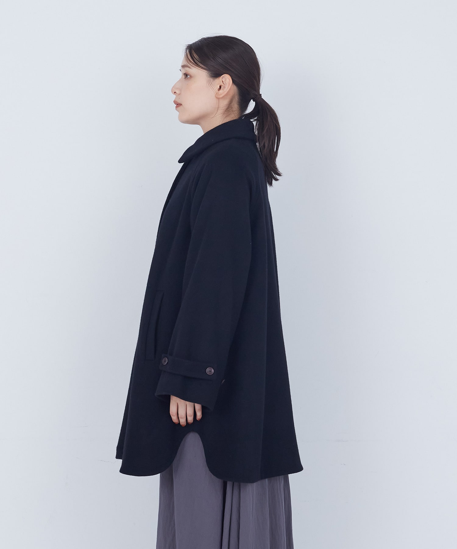 ウールビーバーハーフコート｜BIGI online store - ビギ オンラインストア