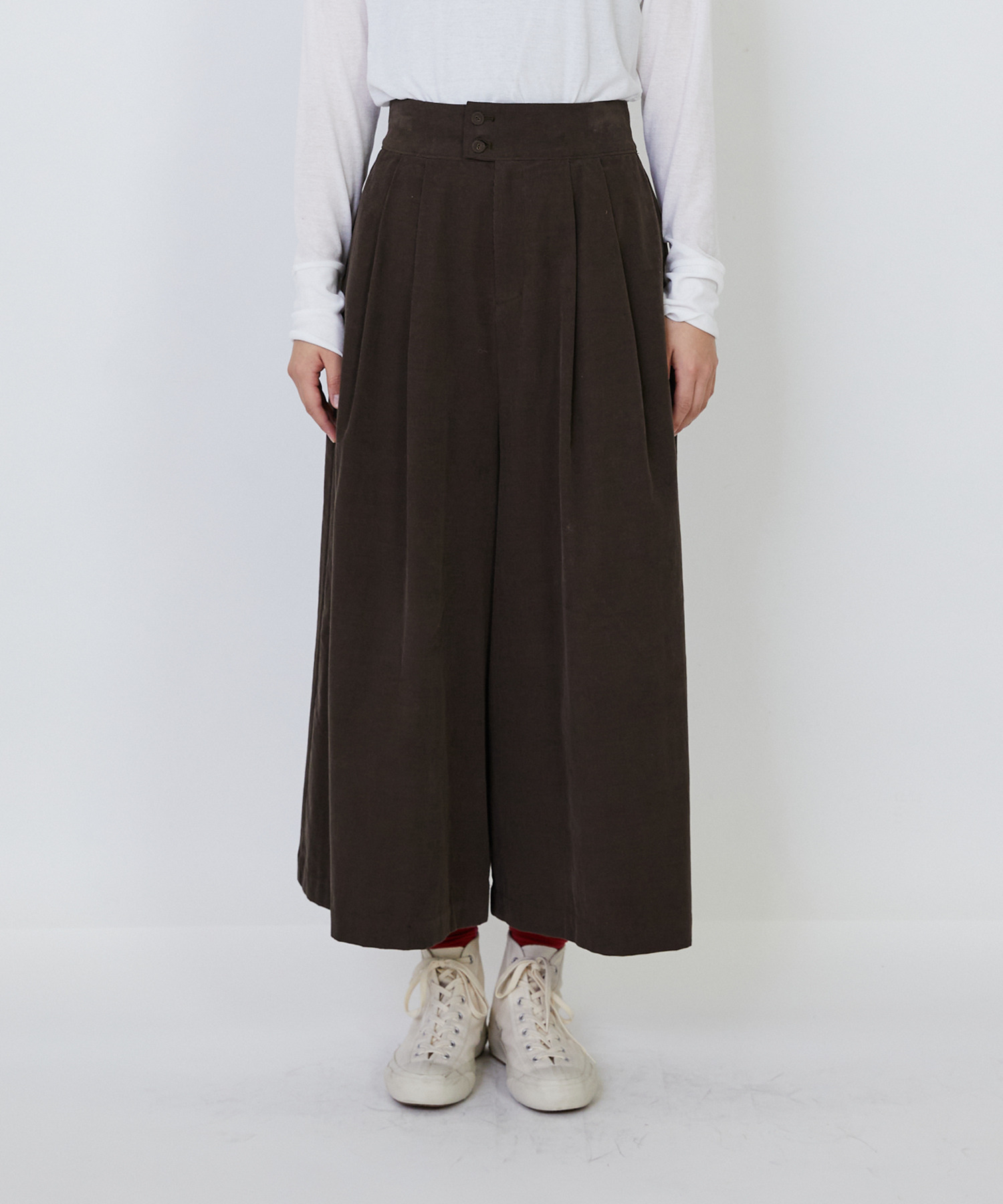 MTサイズ有り】コットン細コールガウチョパンツ｜BIGI online store