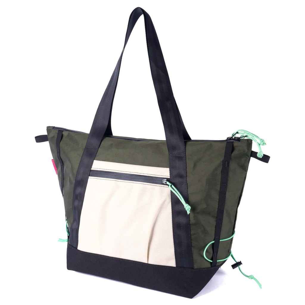 SWIFT INDUSTRIES* acme tech tote (olive/ivory) - BLUE LUG ONLINE STORE