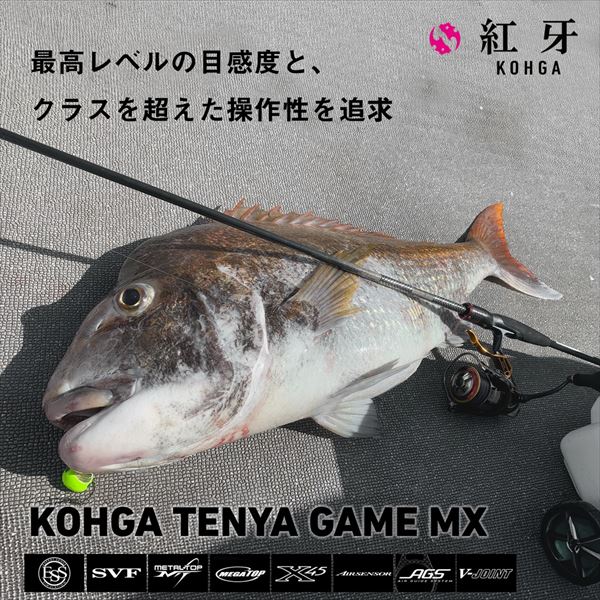 ダイワ 一つテンヤ竿 紅牙テンヤゲーム MX H-225MTB・J(ベイト 2ピース