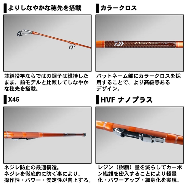 ﾀﾞｲﾜ 20 ｷｬｽﾃｨｽﾞﾑ 23-385・R(並継)(23-385・R): 竿｜釣具の通販なら