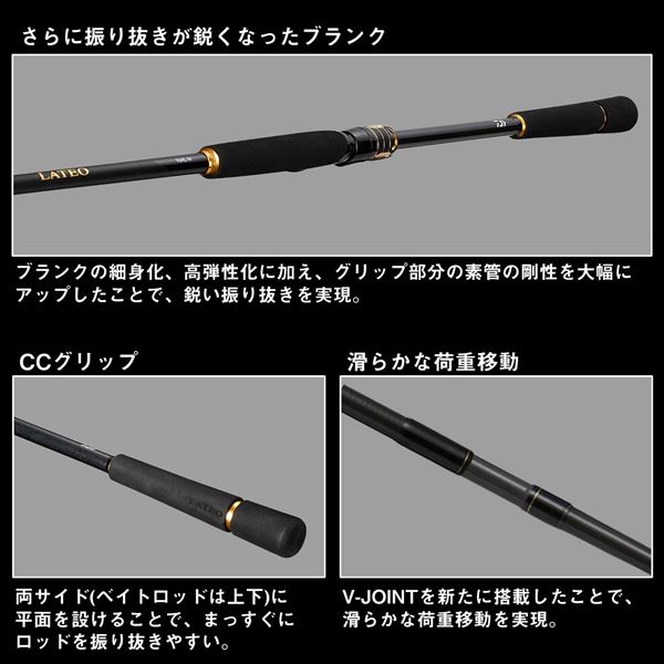 ダイワ シーバスロッド ラテオ 86MLB・K(ベイト 2ピース)(86MLB): 竿