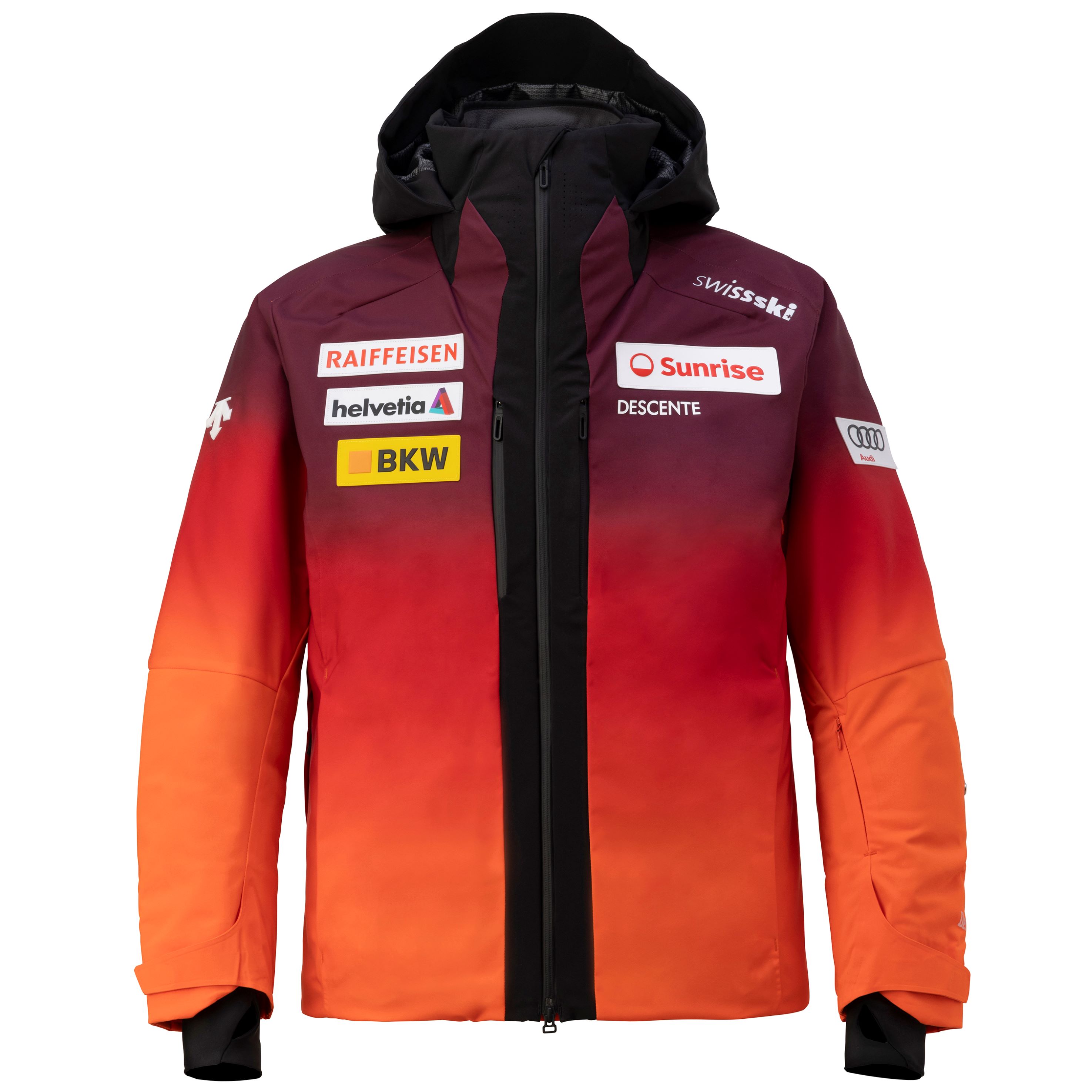 デサント DESCENTE ミドラー swiss ski team Audi デサント DESCENTE