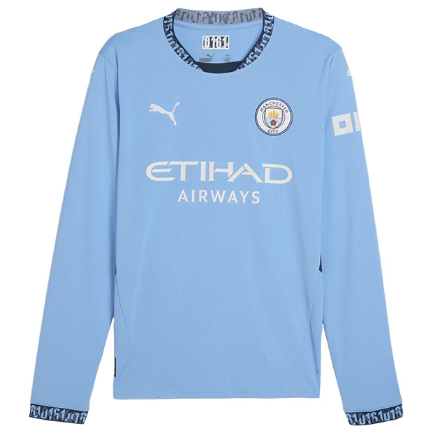 マンチェスターシティ 24-25 ホーム 長袖レプリカユニフォーム