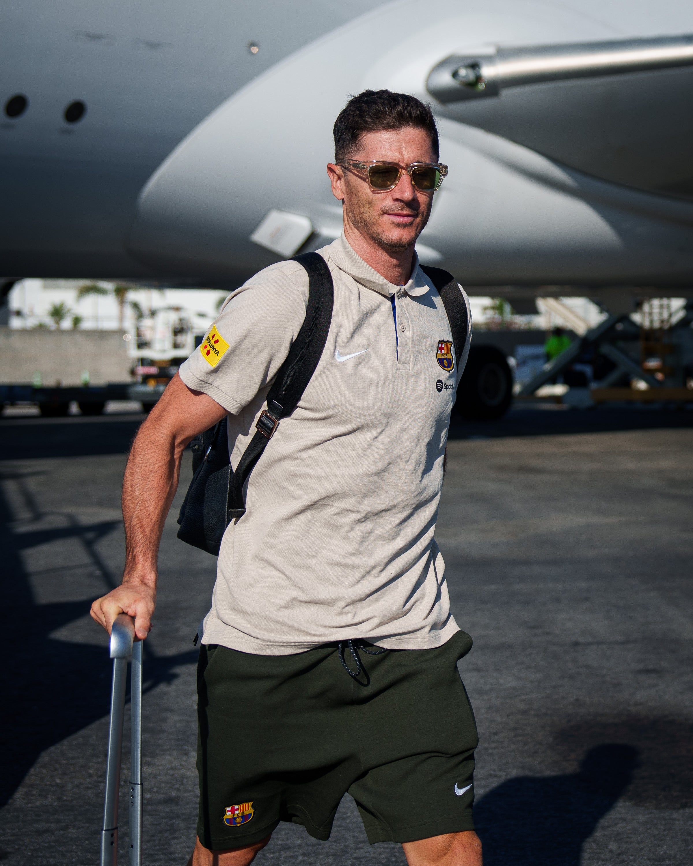 FC Barcelona Nike Beige Crest Polo – Barça Official Store