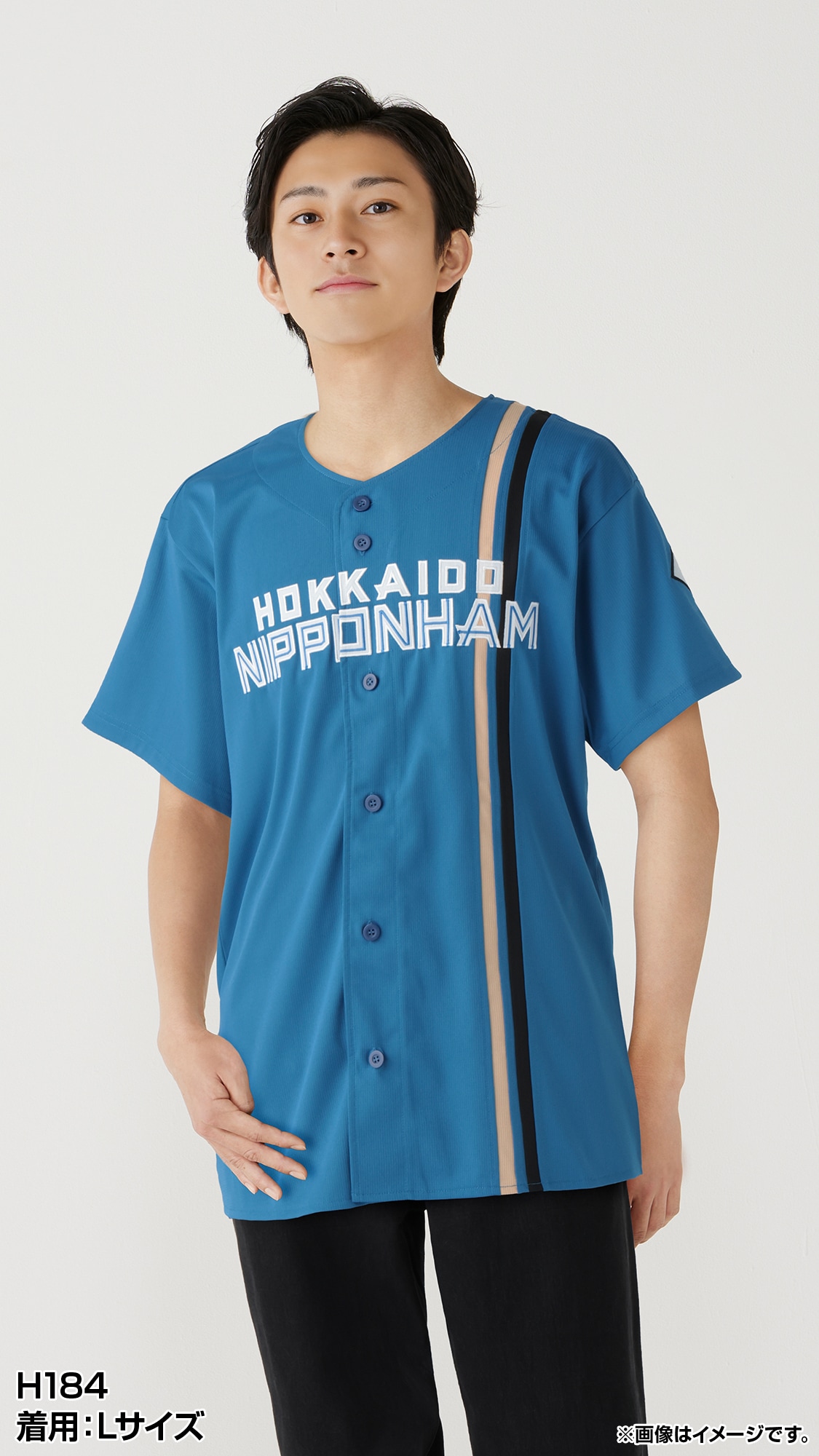 レプリカユニフォーム ビジター(HOKKAIDO 20th ワッペン付き) 万波