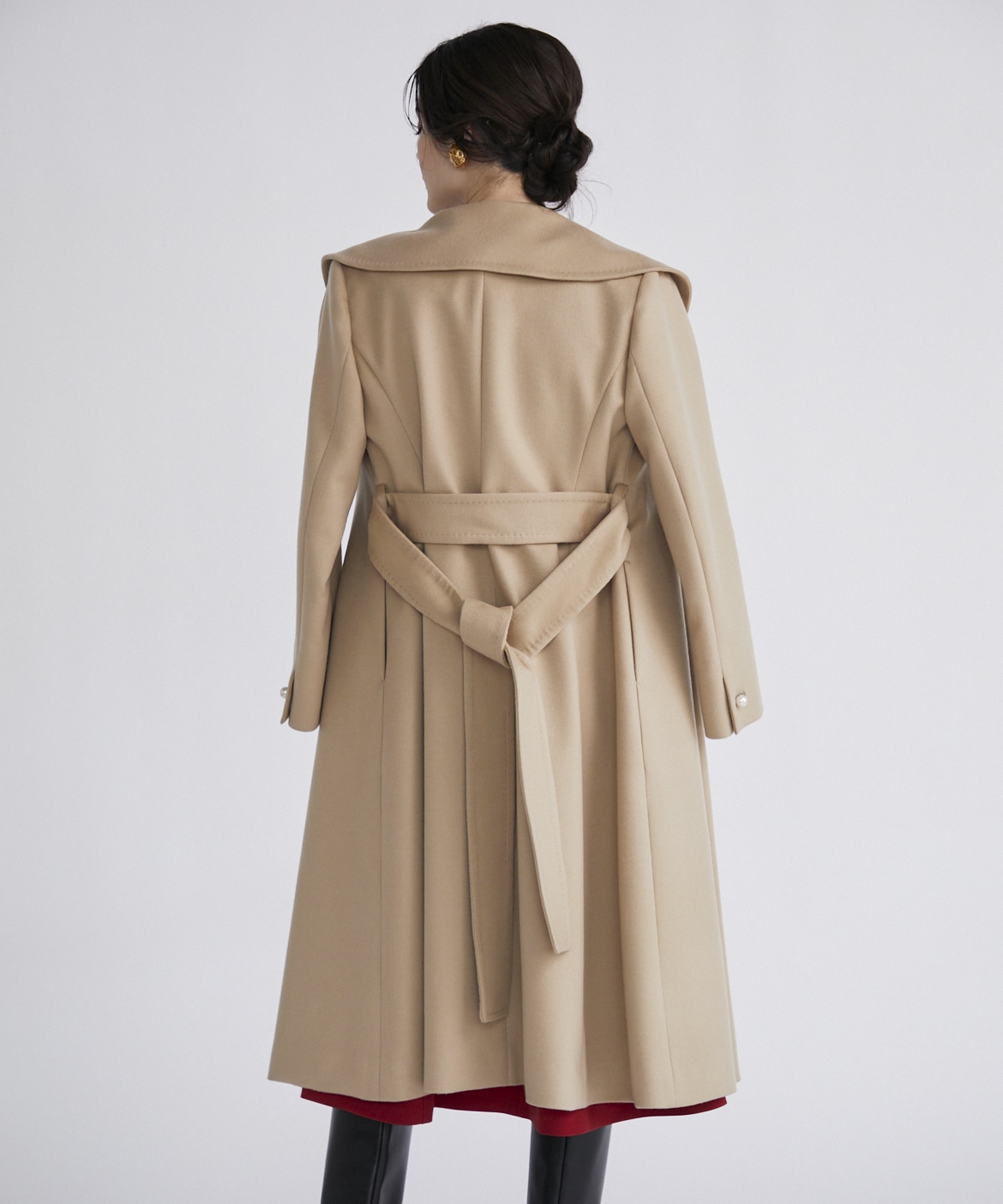 CONTESSA》ショールカラーカシミヤコート《PIACENZA》｜M Maglie le