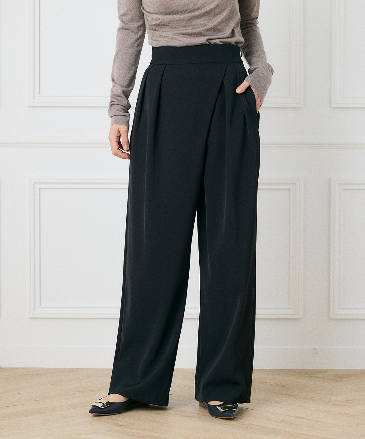 ラップパンツ《la veille by SUPERIOR CLOSET》｜INED（イネド