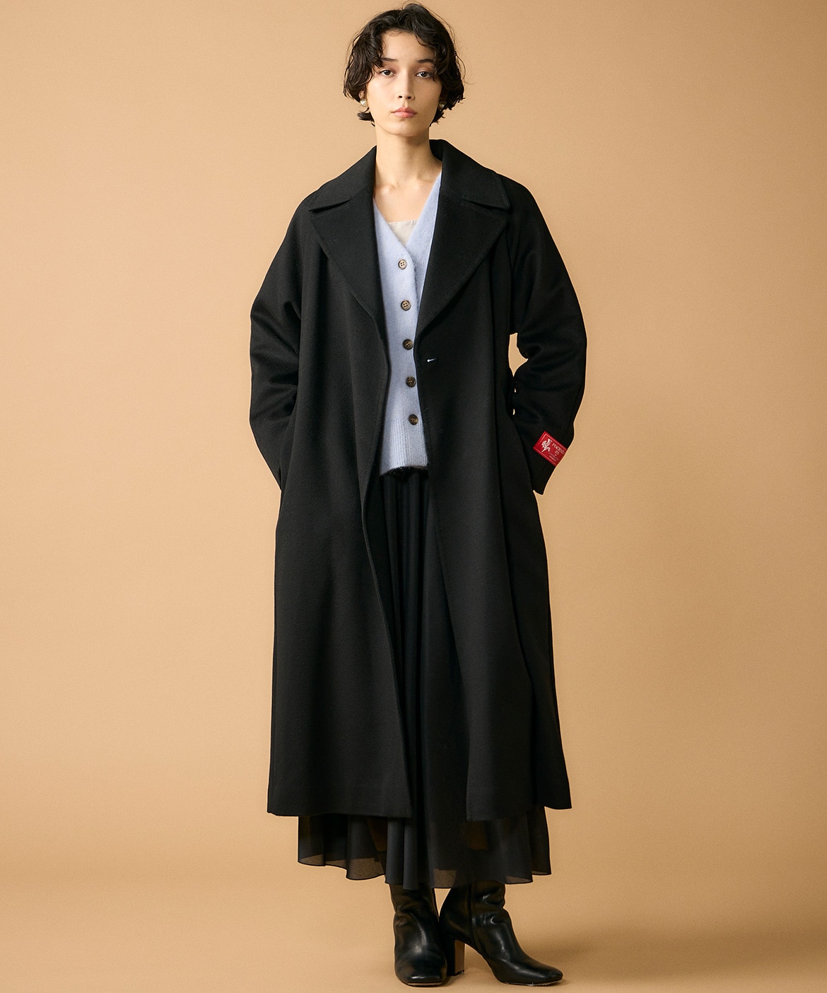 CONTESSA》カシミヤラグランラップコート《PIACENZA》｜INED（イネド