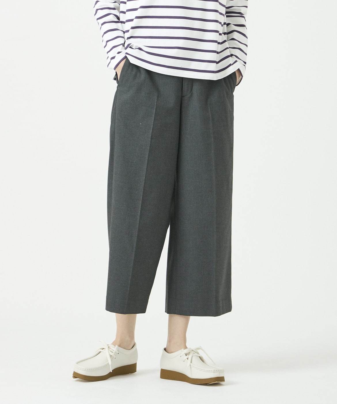 ベーシックワイドクロップドパンツ｜DAY by DAY It's international