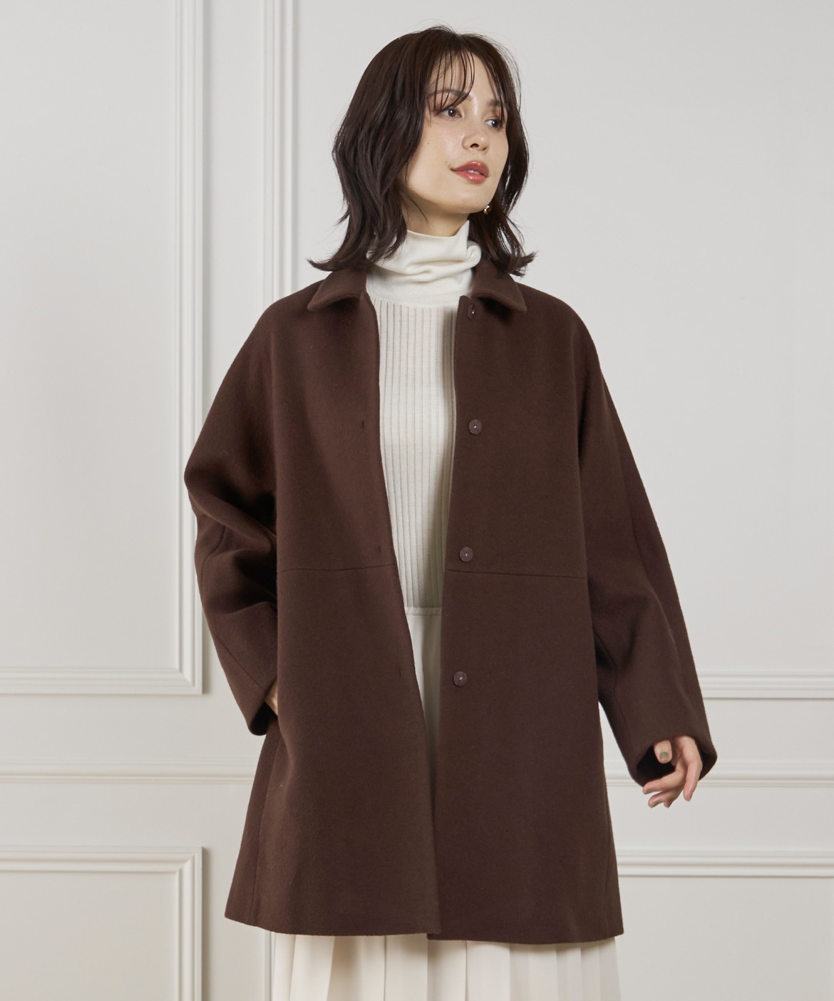 ステンカラーコート｜7-IDconcept.（セブンアイディコンセプト