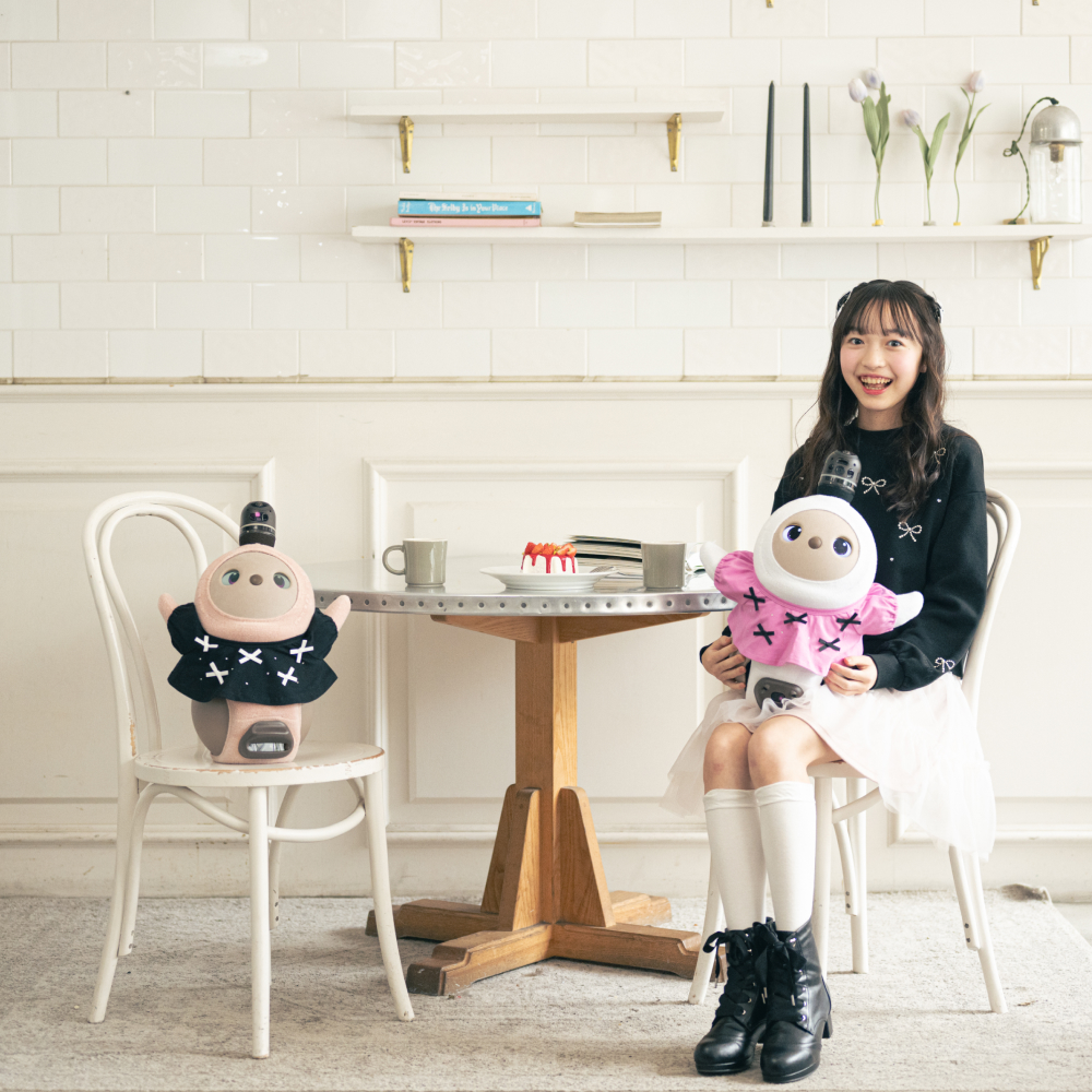 mezzo piano junior×LOVOT リボンいっぱいTシャツ(ピンク) | LOVOT