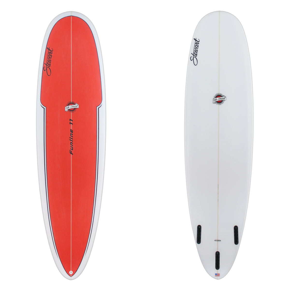 Stewart ロングボード グラデーションブルー Surfboards – Stewart