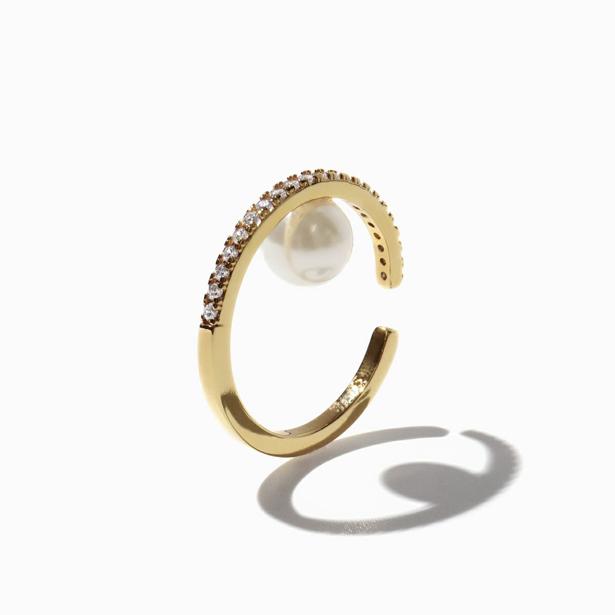 ビジューラインパールフィンガーリング(シルバー) | STELLAR HOLLYWOOD