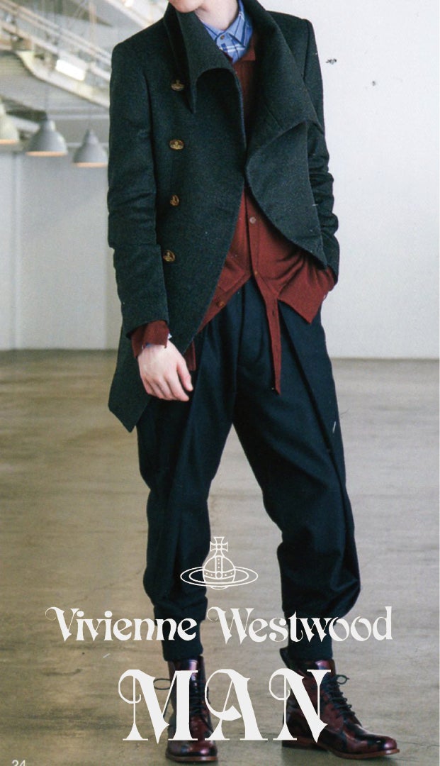 Vivienne Westwood MAN 2017年秋冬新作 メルトン ミントカラーコート