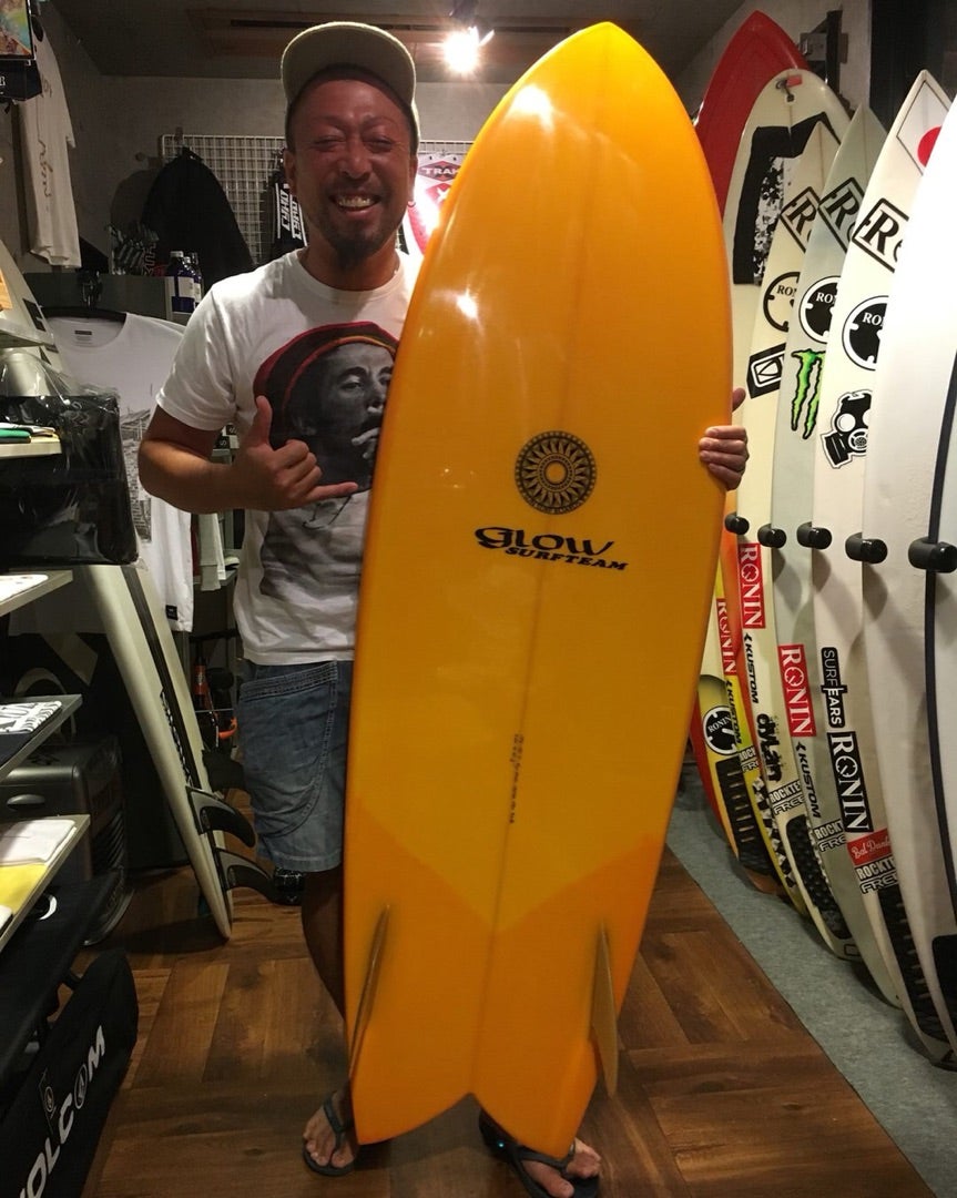 sun wave サーフボードmandara フィッシュ