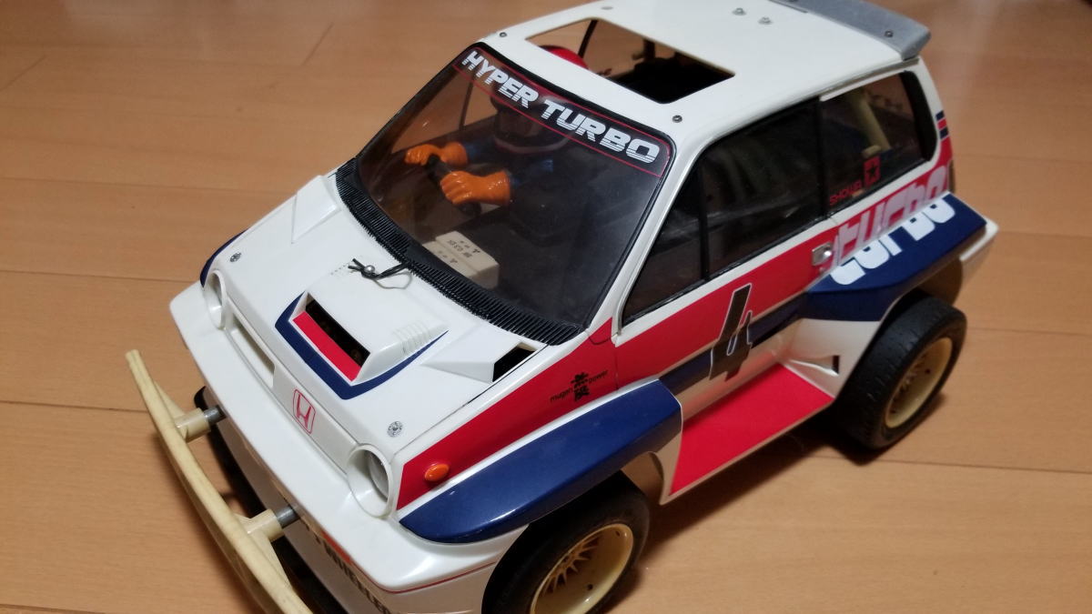 タミヤ ホンダ シティターボ・ウイリーレーサー スペアボディセット