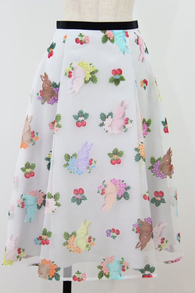 ペイントスカート フランシュリッペ 兎 S/Mサイズ franche lippee