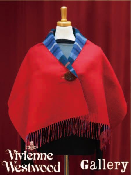 Vivienne Westwood リバーシブルボタン付きウールストール | Gallery