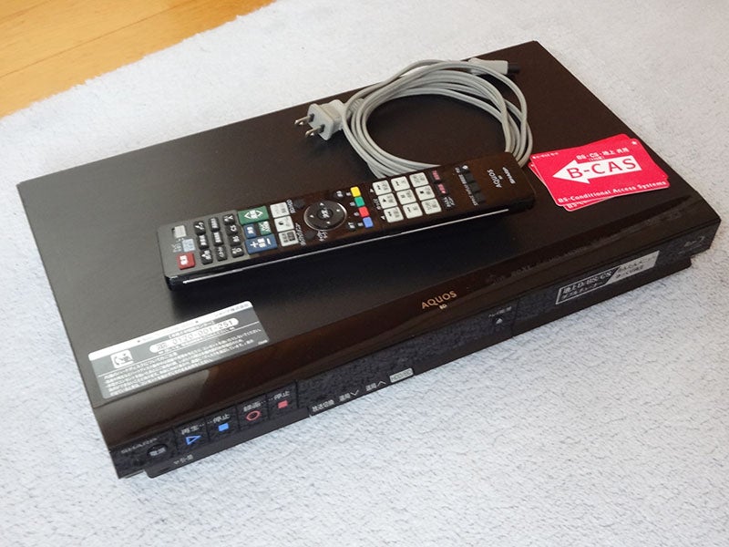 SHARP AQUOS ブルーレイレコーダー BD-HW51 故障品をいただく | ジャン