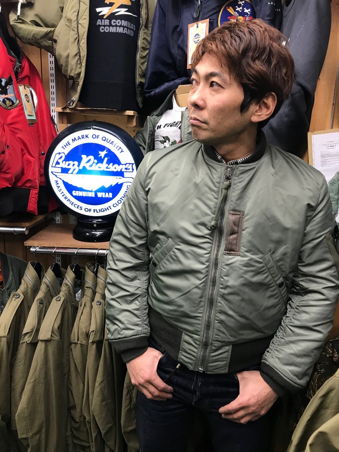 バズリクソンズ MA-1“LION UNIFORM INC.” | ジーパンセンターサカイ