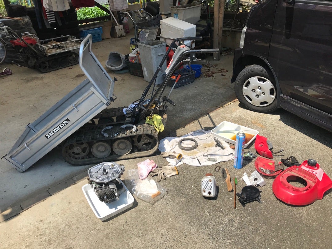 ホンダ 力丸HP250運搬機 焼付き修理 完成④ | Sammyの釣行記