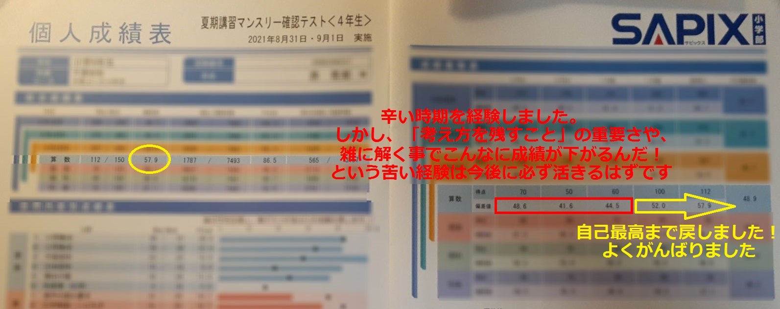 2025 SAPIX 小5 4月度 マンスリーテスト「じわじわ・・」 | ママの参考