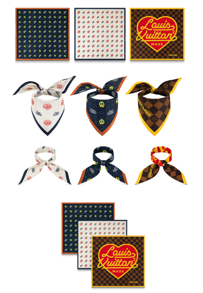 ルイ・ヴィトン「バンダナ セット LV MADE」MP3254「LV² コレクション