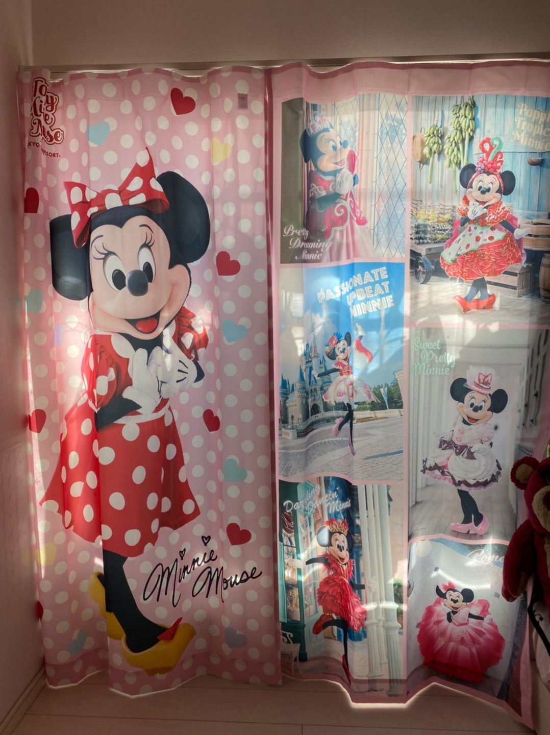 トータリーミニーマウス実写カーテン | ☆やまあこ☆さんのディズニー日記