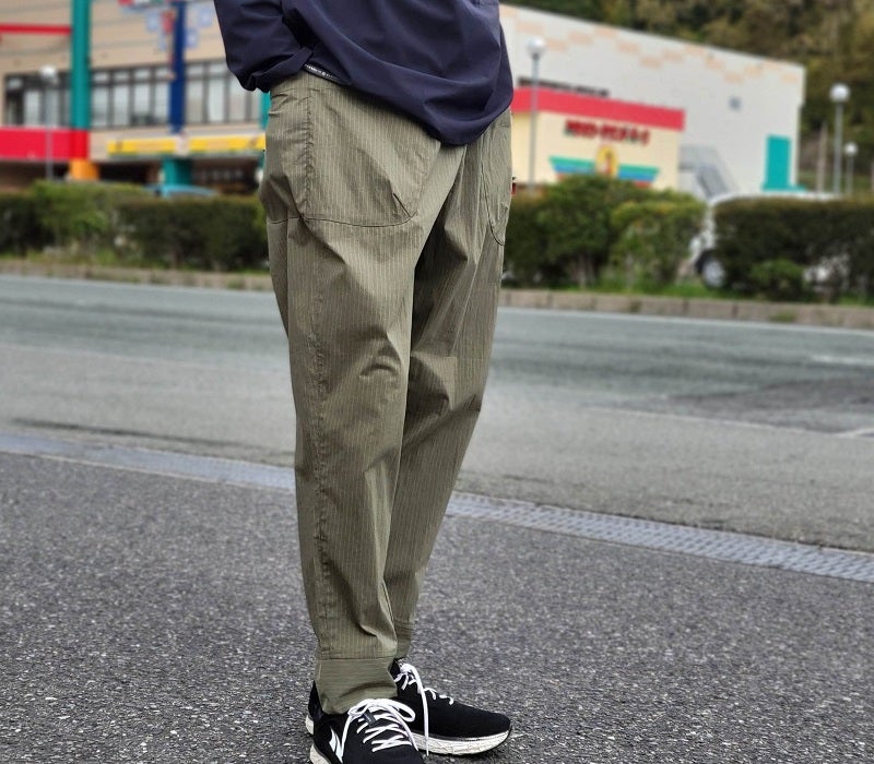 AXESQUIN ELEMENTS ストライプのパンツ | 宗像山道具店 by GRIPS