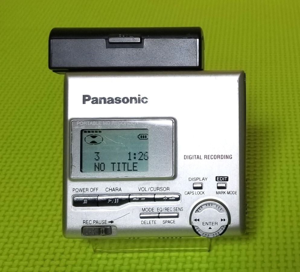 Panasonic SJ-MR100 ポータブルMD MDLP非対応 完動品・動作保証 | 驚愕