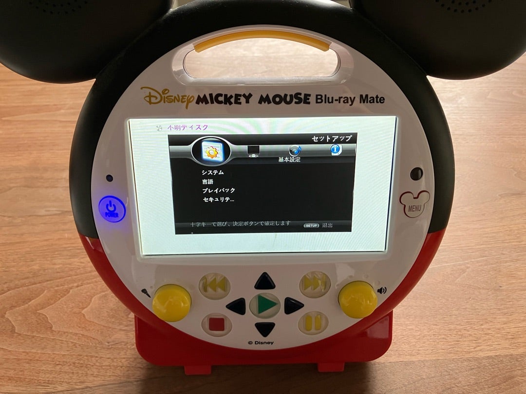 DWE DVDプレイヤー ミッキー型 DWE DVDプレイヤー ミッキー型