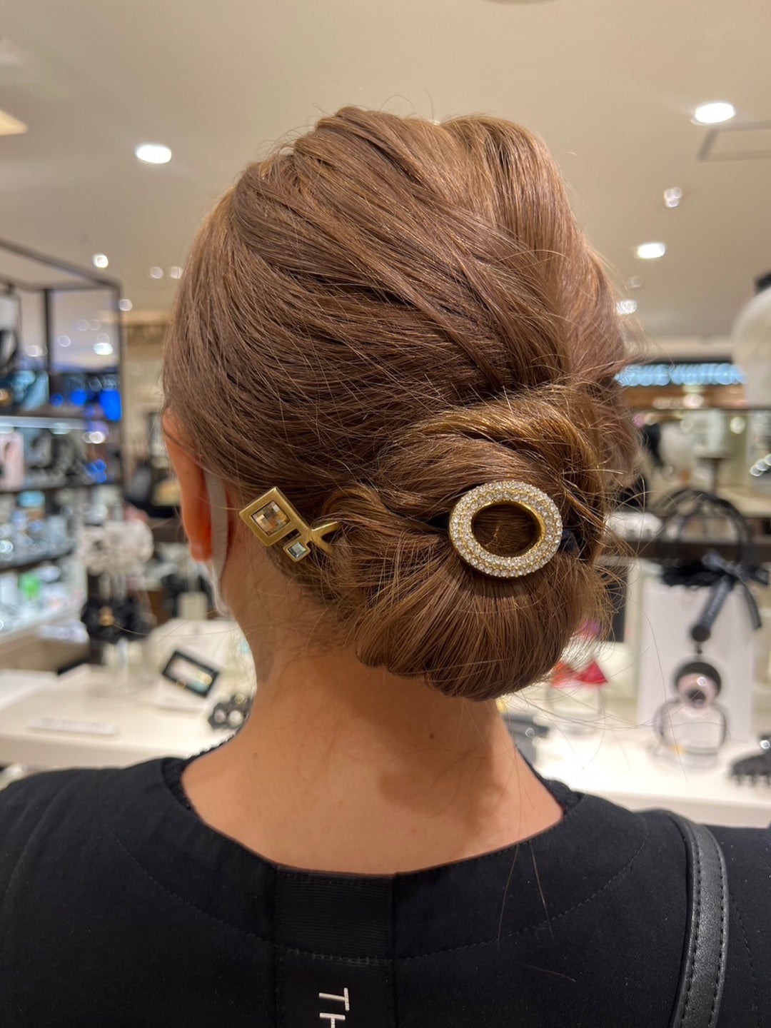 コレットマルーフ ブラウン ウェービーヘアピン コレットマルーフ