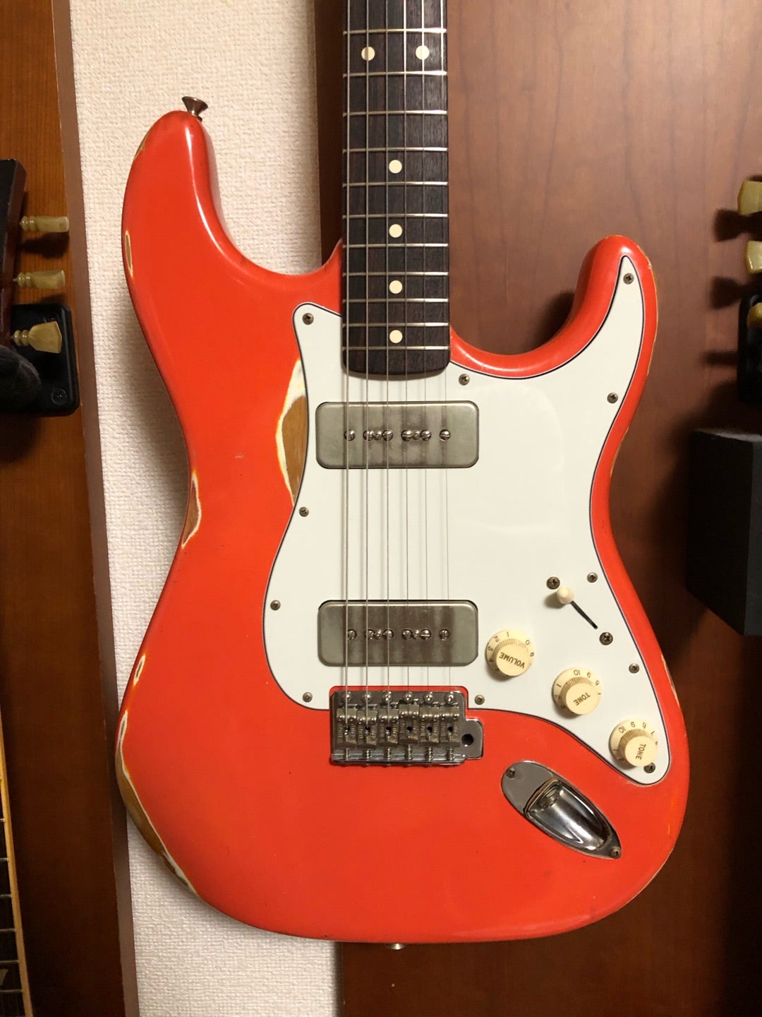 調整と試奏 Stratocaster with PURE-90 | 興味のない人にはどうでも