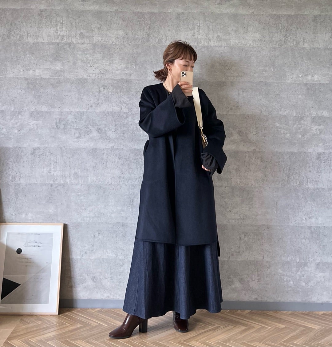 きれいめ派におすすめ！UNIQLO:Cダブルフェイスコート | 40代からの