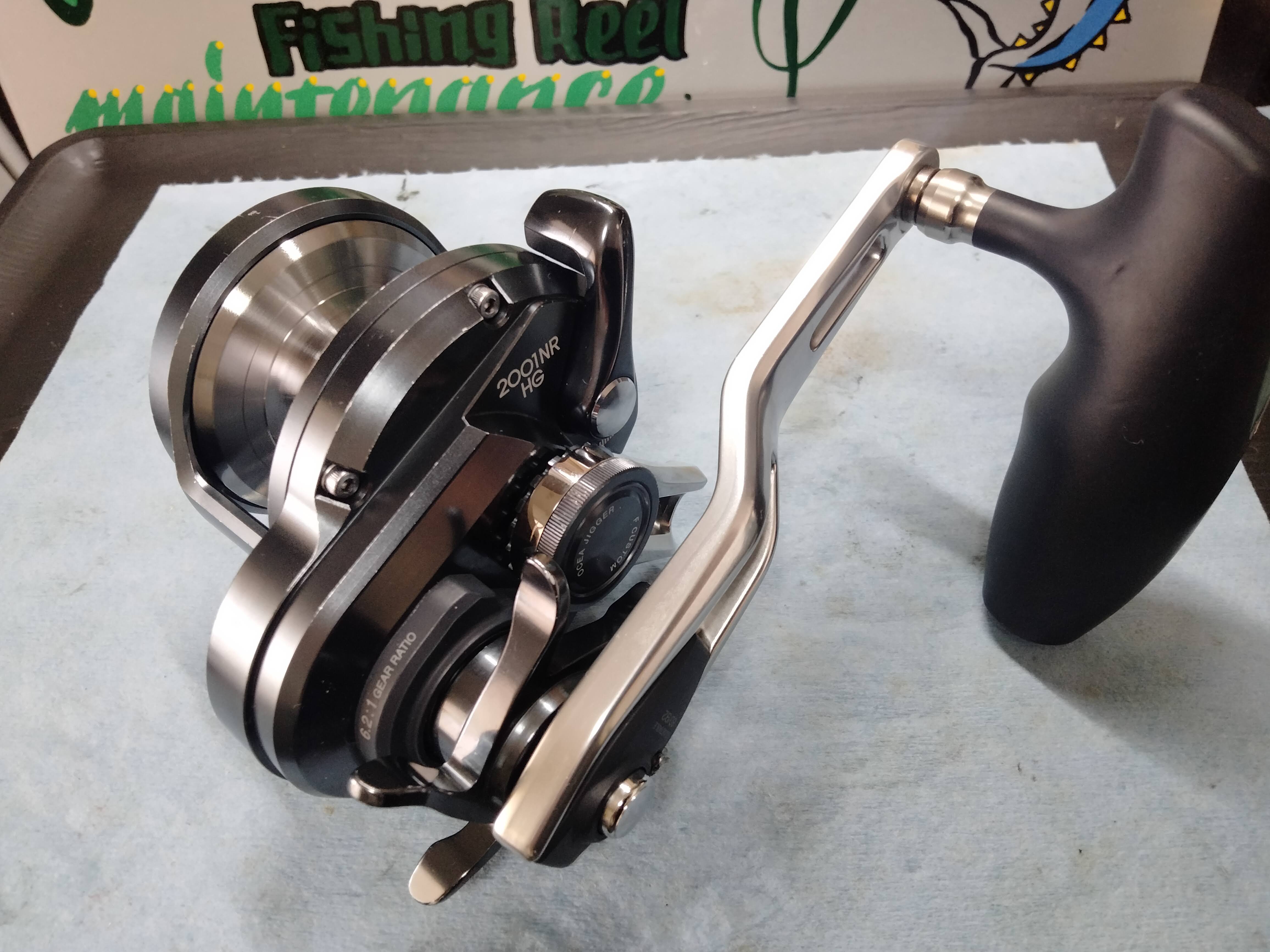 19オシアジガーFカスタム2001NRHG(1台目)整備その② | reelmaintenance