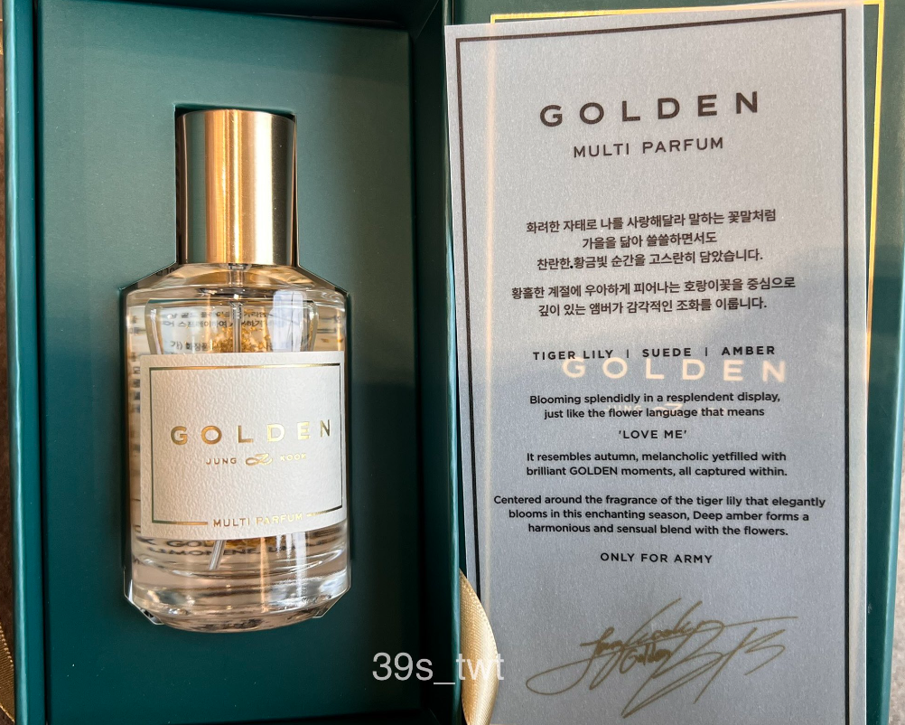 BTS GOLDEN 香水 サノク 事前収録 ジョングクトレカ