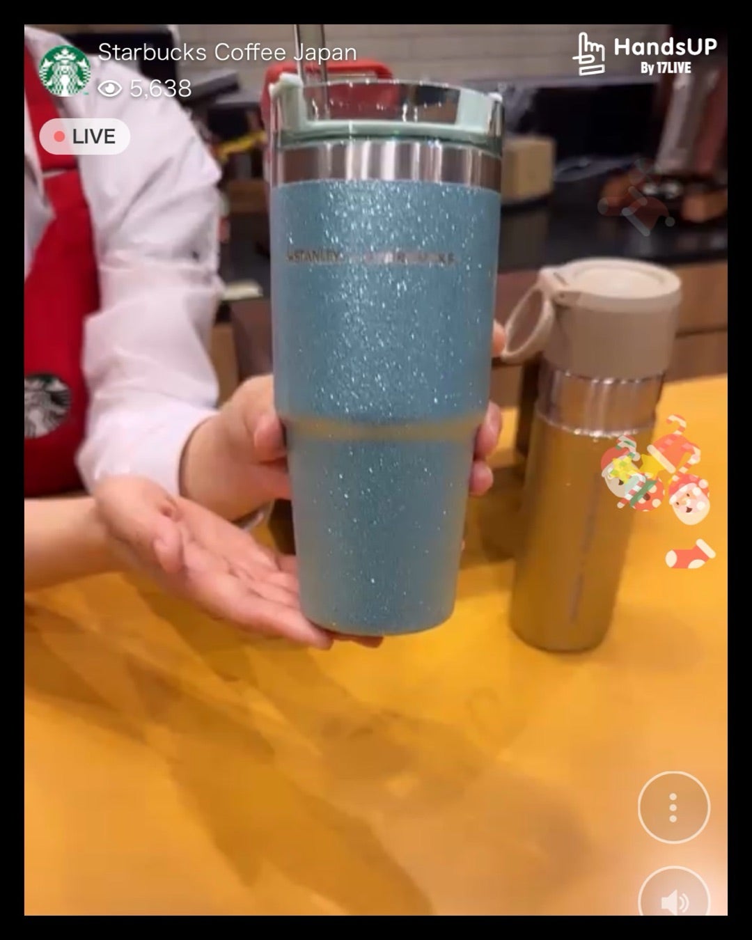 スタバ完売！ 3WAYステンレスタンブラーSTANLEYグリッター | 華麗なる
