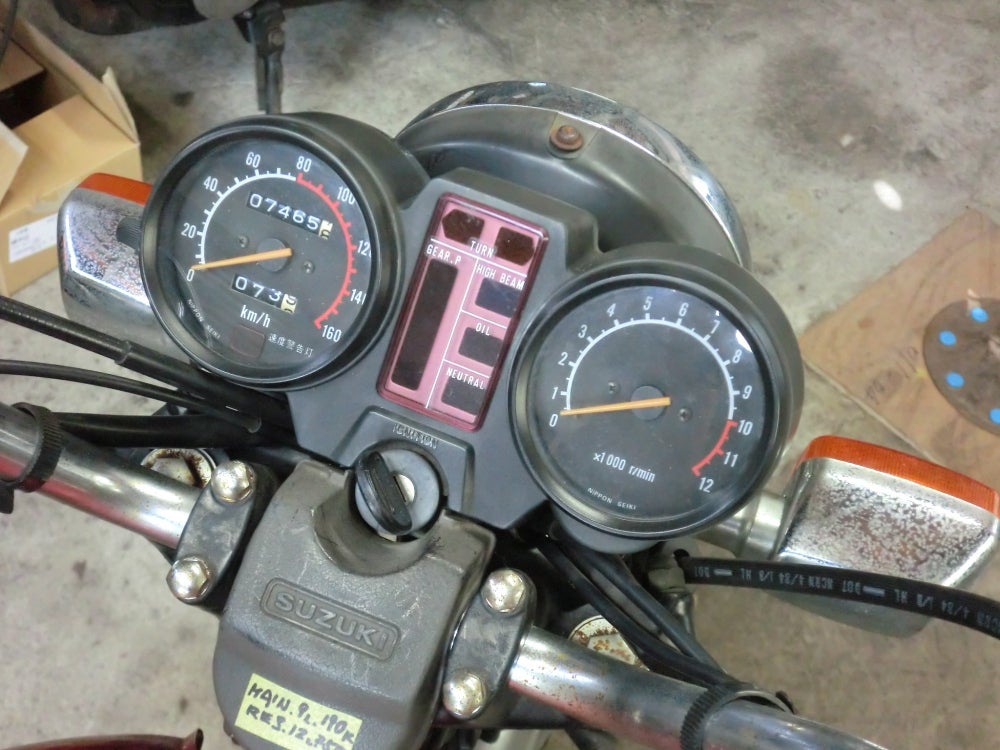 GSX250/400系 インジケーターランプ LED化 マニュアル