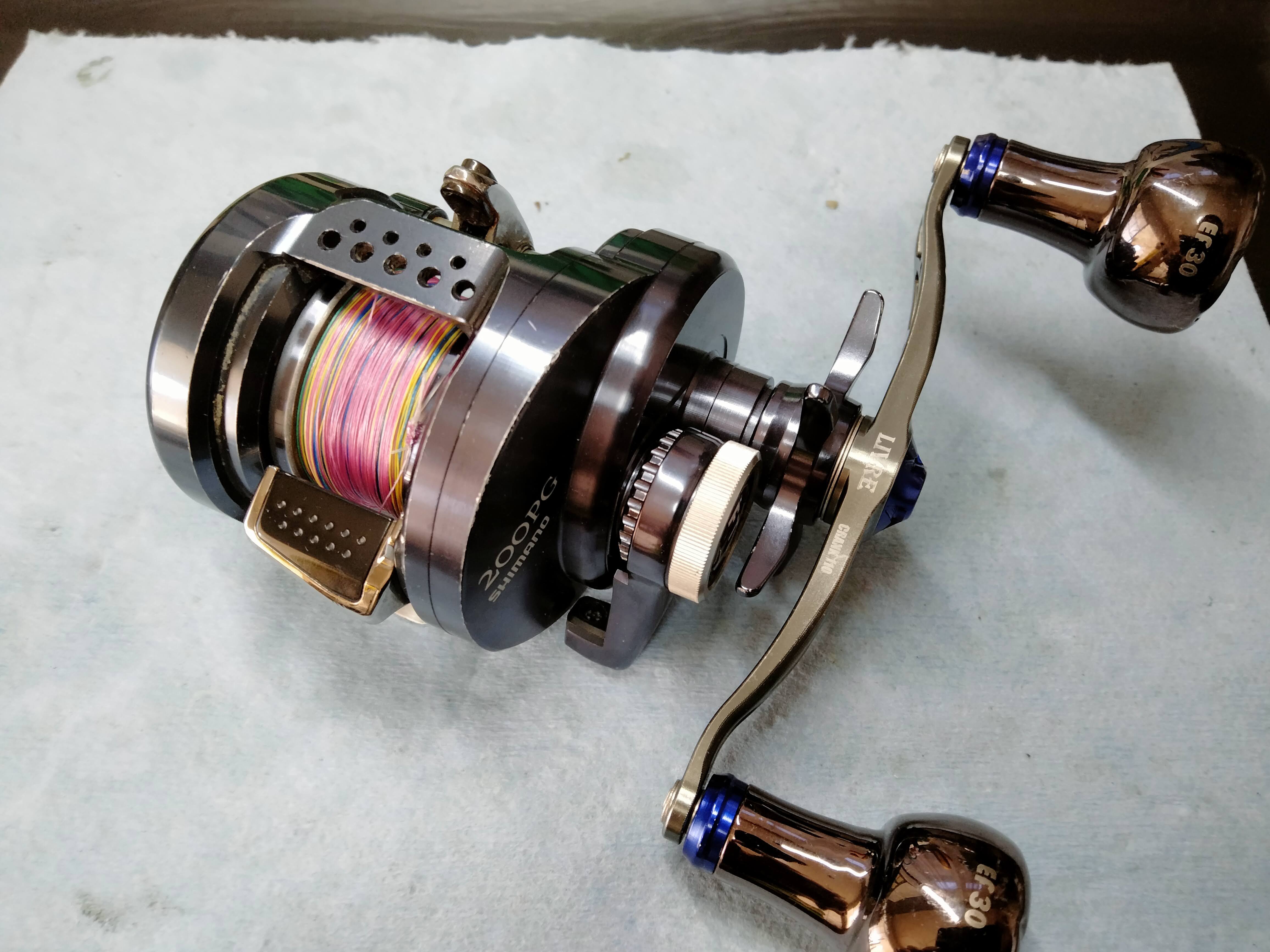 20オシアコンクエストリミテッド200PG整備その① | reelmaintenance