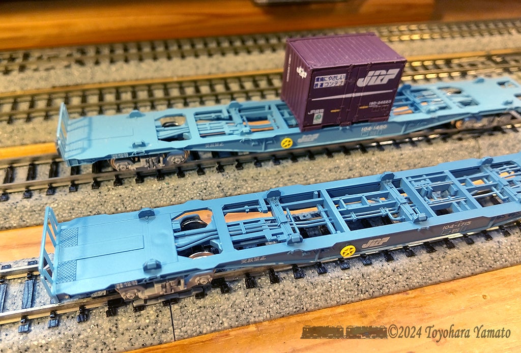 コキ104 薄青車の全とっかえを決断 [鉄道模型] | 重単5175 ～鉄道模型