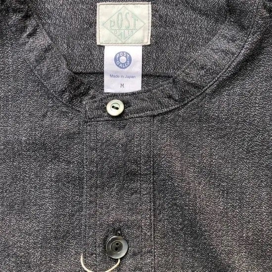 POST O'ALLS”BAND COLLAR SHIRT/grey covert” | SECOURSのブログ