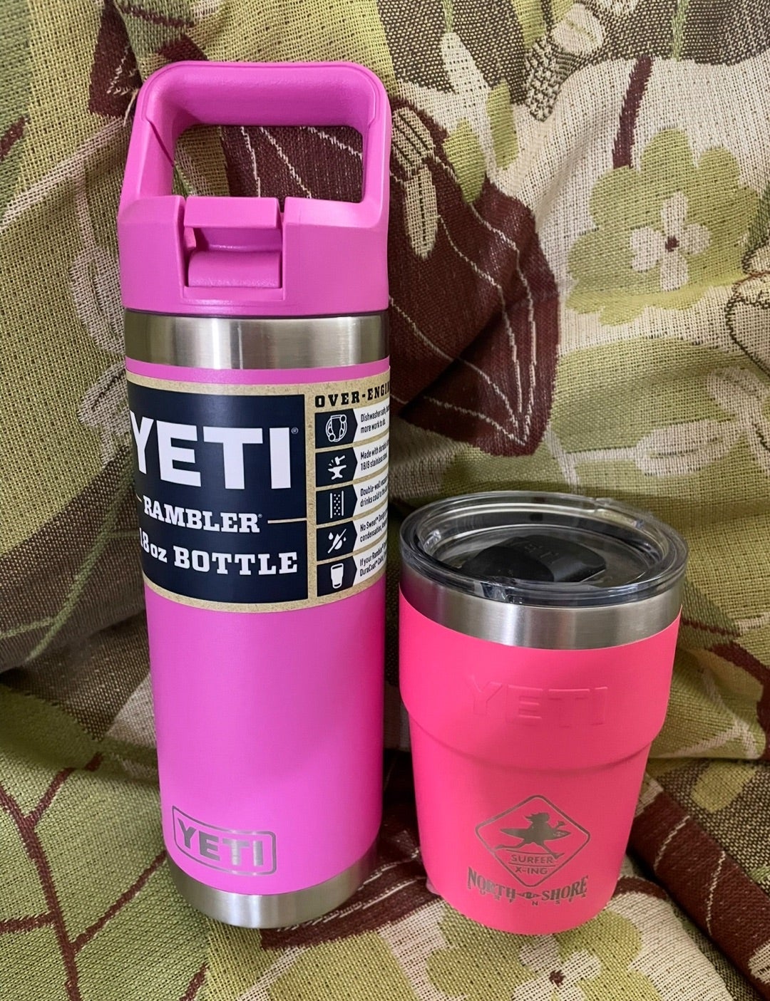 限定色・新品】YETI RAMBLERボトル18oz トロピカルピンク 【公式通販】