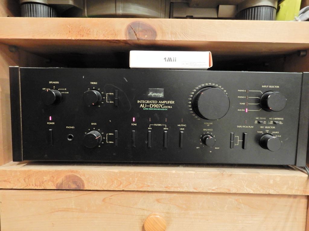 サンスイとダイヤトーン鳴らしてみた AU-D907G extra | windingroad