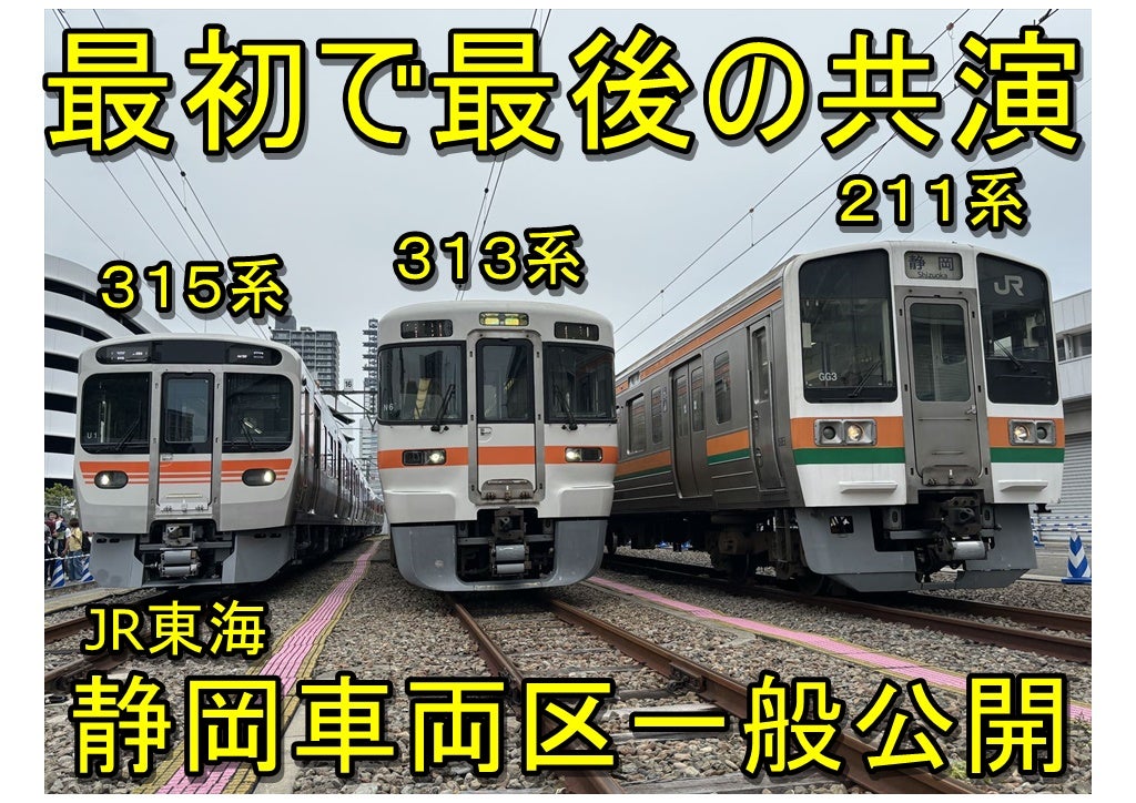 211系×313系×315系最初で最後の共演】JR東海静岡車両区一般