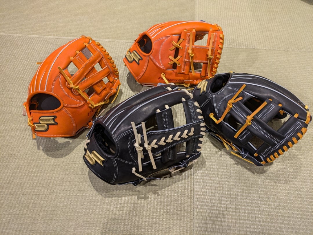 SSK】硬式用グラブ［内野手用］が入荷！／マリオリ［866型］を型付け