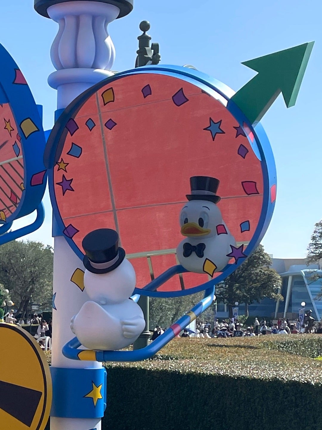 アンティーク Disney ドナルドダック ミラー 約63cm アンティーク
