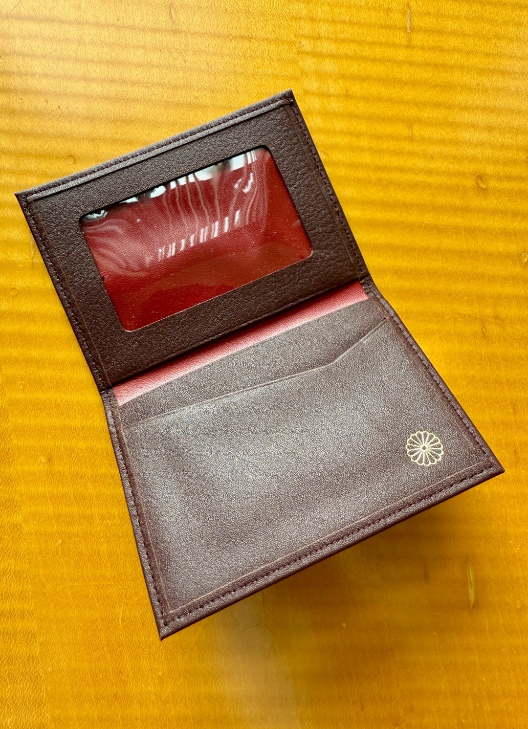 皇居 売店 東御苑 財布 馬蹄型 小銭入れ パスケース 本革 皇室御用達